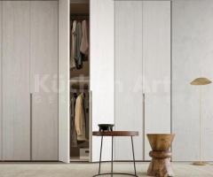 Armoire chic avec porte et poignée encastrée | Design Minimaliste et Adaptabilité Maximale