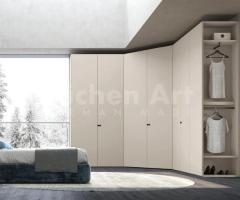 Dressing Moderne d'Angle et Élément Terminal Ouvert Design Italien Luxueux