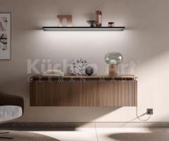 Buffet en Chêne Strié : Fusion Parfaite de Design Moderne et d'Élégance