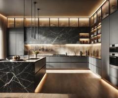 Façade Marbre Foncé | UV Laque Mate PerfectSense®