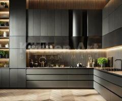 Façade Chêne Fin Noir | UV Laque Mate PerfectSense®