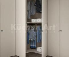 Armoire d'Angle sur mesure : Design Innovant et Rangement Optimisé