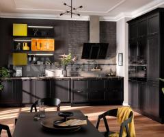 Cuisine AV 6035 Noir – Sobriété, chaleur et élégance brute