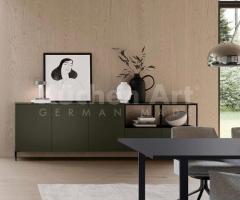 Buffet vert olive intense – Élégance contemporaine & lignes architecturales