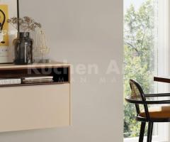 Buffet flottant crème magnolia – Minimalisme aérien & rangement épuré