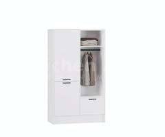 Penderie blanche modulaire – Rangement accessible et esthétique contemporaine