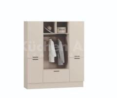 Penderie beige modulaire – Élégance fonctionnelle et tons naturels
