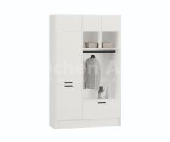 Dressing | Penderie blanche urbaine – Rangement ouvert et design contemporain