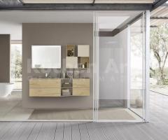 Salle de bains en Tekormud Cemento Creta – Design naturel et rangements raffinés