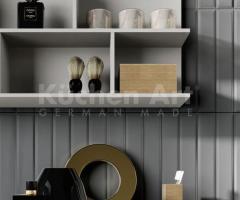 Salle de bains minimaliste avec miroir R80 | Design rigoureux et fonctionnel