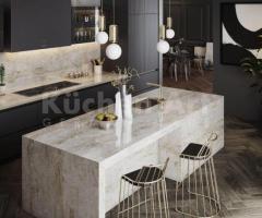 Plan de travail céramique Taga | Effet quartzite luxueux